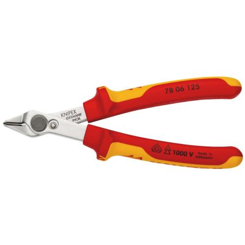 Knipex Electronic Super Knips Insulated Multi-component Grips VDE 125mm 78 06 125